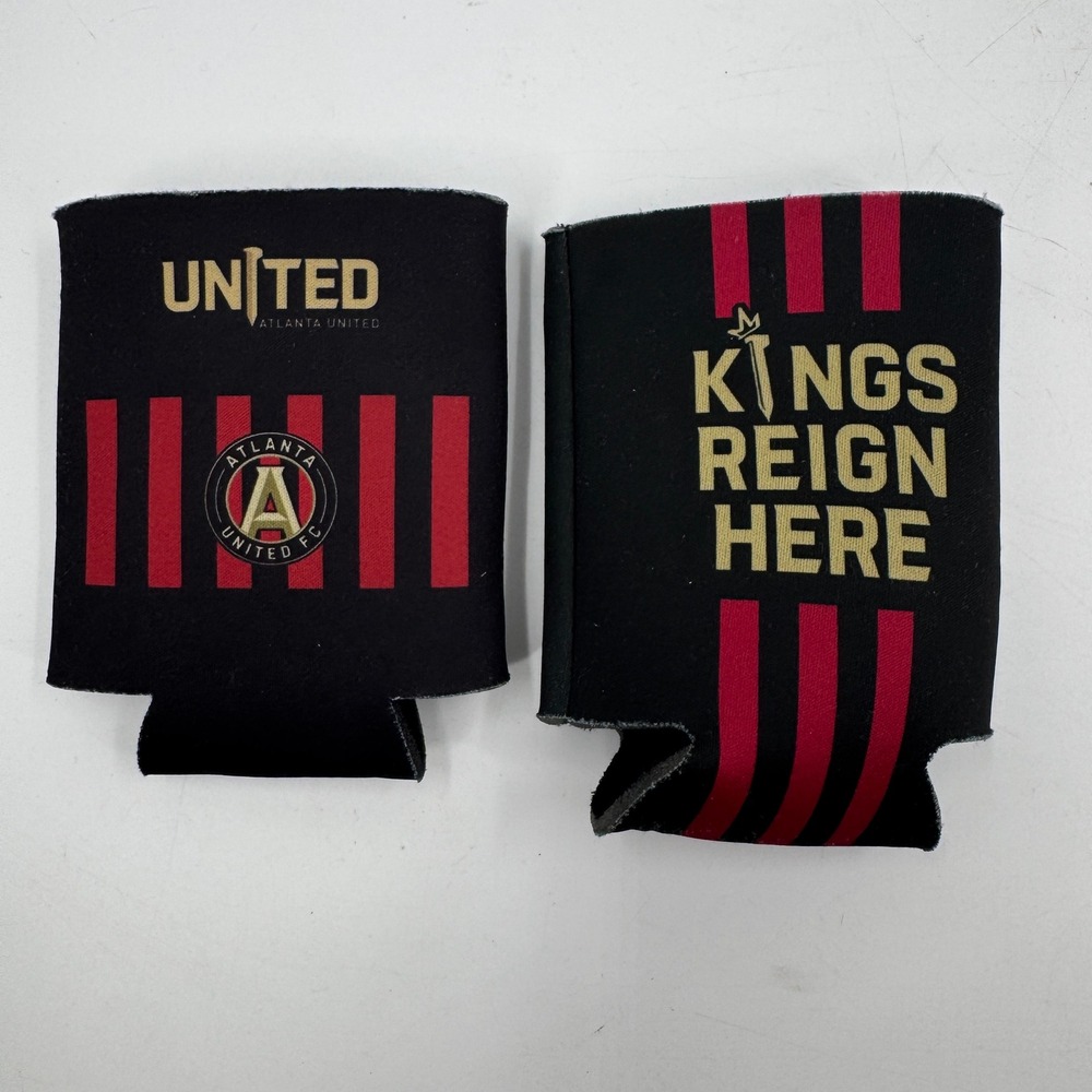 Atlanta United FC Can Cooler Set Unisex OS Black Red Kings Reign Here MLS